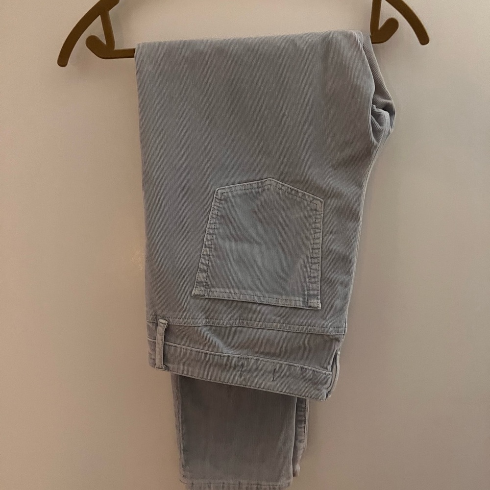 Light Gray Corduroy Pants